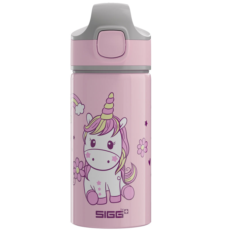 SIGG Kids Water Bottle Miracle Kids Alu With Straw - Happy Unicorn 400ml