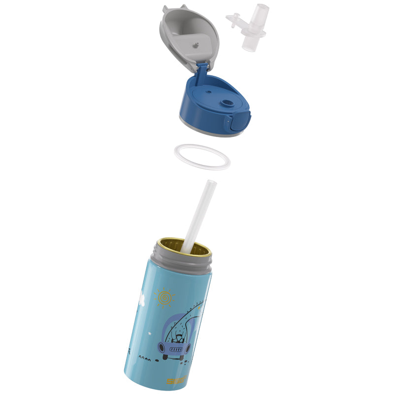 SIGG Kids Water Bottle Miracle Kids Alu With Straw - Dino Dive 400ml