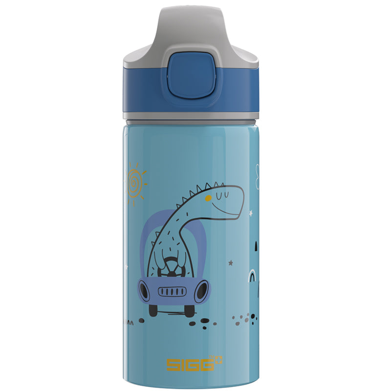 SIGG Kids Water Bottle Miracle Kids Alu With Straw - Dino Dive 400ml