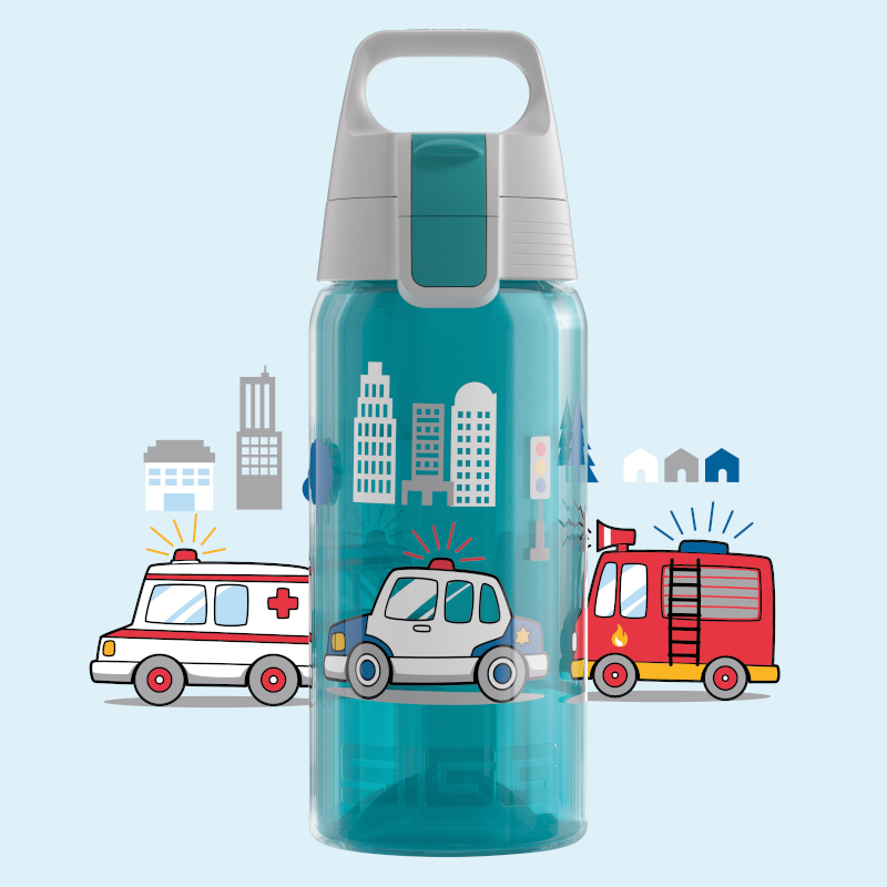 SIGG VIVA ONE 警察 500毫升 防漏 不含雙酚A 可用洗碗機清洗 - 德國製造