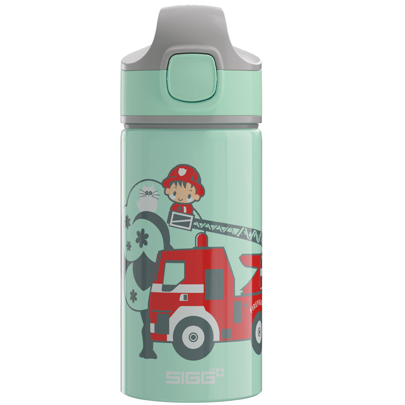 SIGG Kids Water Bottle Miracle Kids Alu With Straw - Fireman 400ml