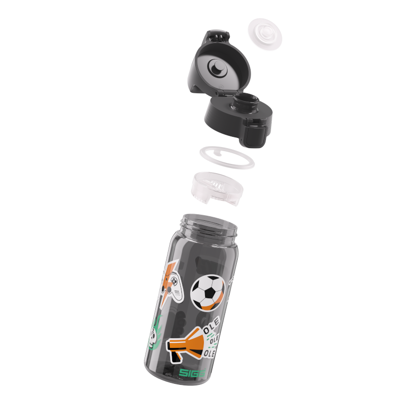 SIGG Total Color ONE 兒童水樽 OLE OLE 600毫升 防漏 不含雙酚A 可用洗碗機清洗