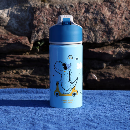 SIGG Kids Water Bottle Miracle Kids Alu With Straw - Dino Dive 400ml