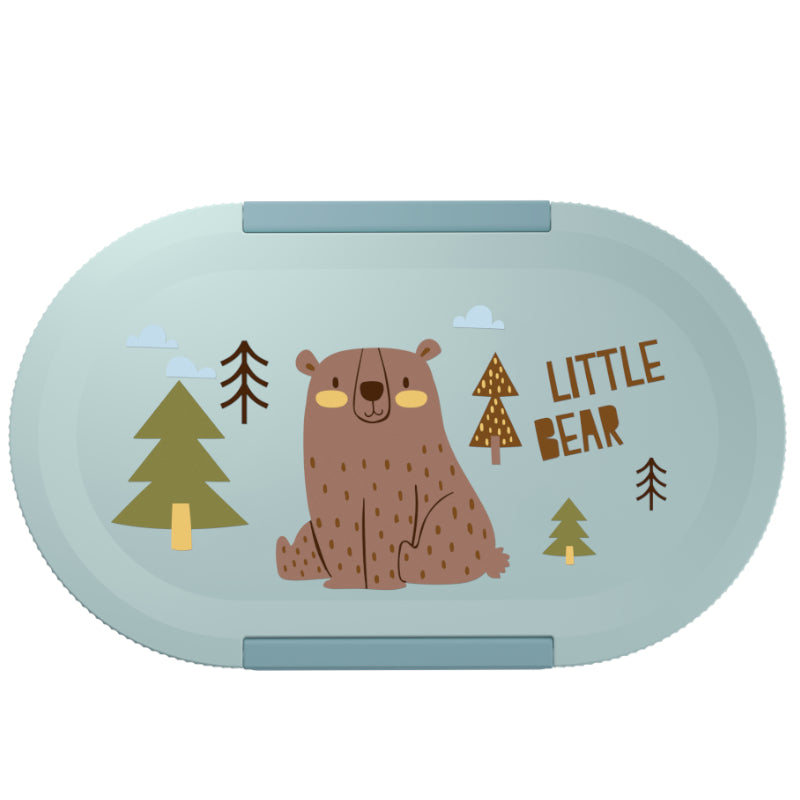 SIGG LUMO Kids Lunchbox 0.8 L - Brown Bear - Made in Germany