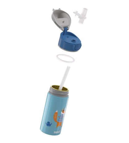 SIGG Kids Water Bottle Miracle Kids Alu With Straw - Fox 400ml