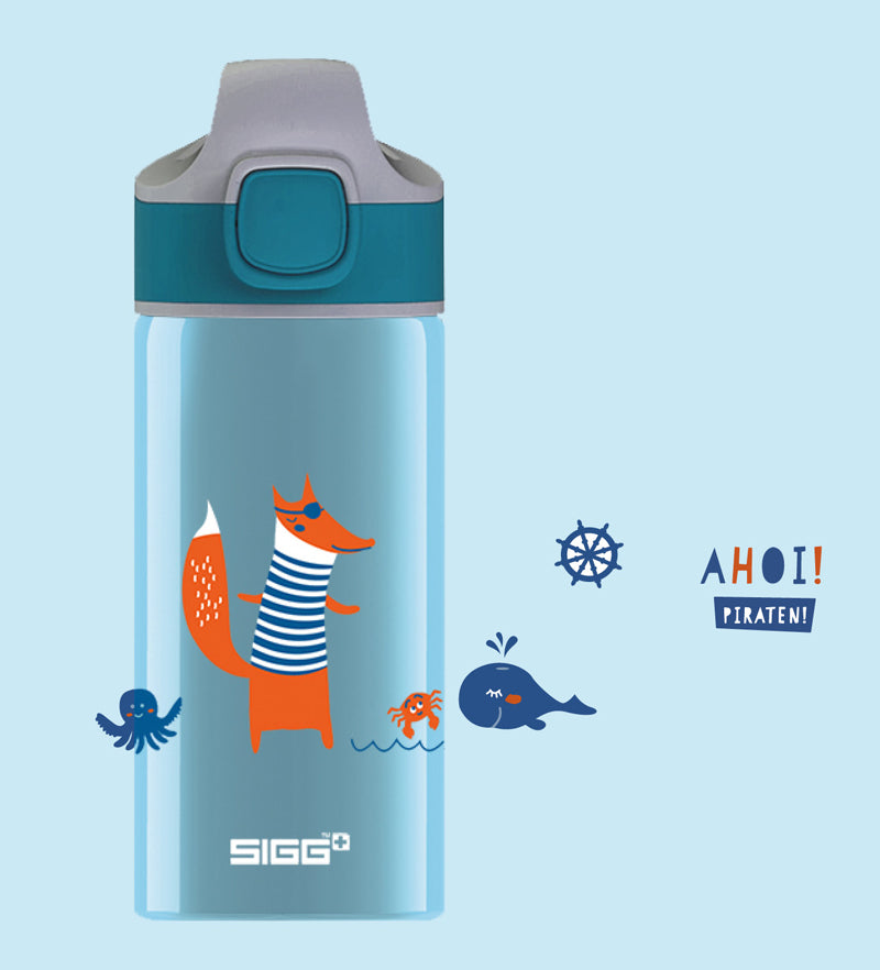 SIGG Kids Water Bottle Miracle Kids Alu With Straw - Fox 400ml