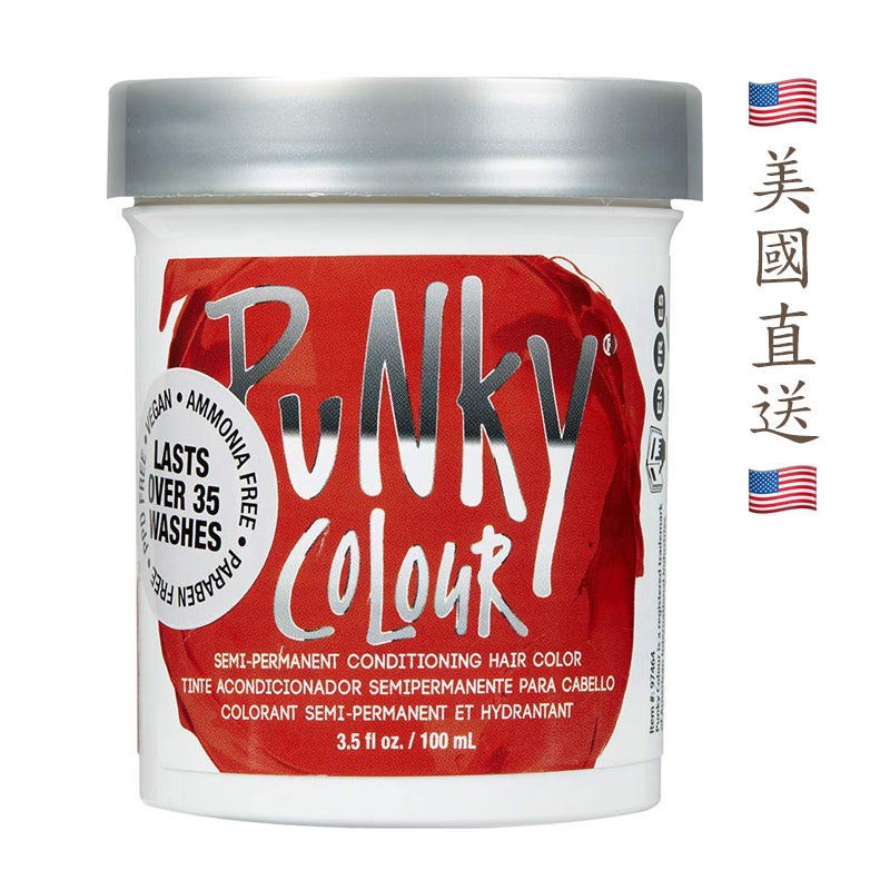 PUNKY COLOUR - Semi-Permanent Conditioning Hair Color Fire 3.5 fl oz M ...