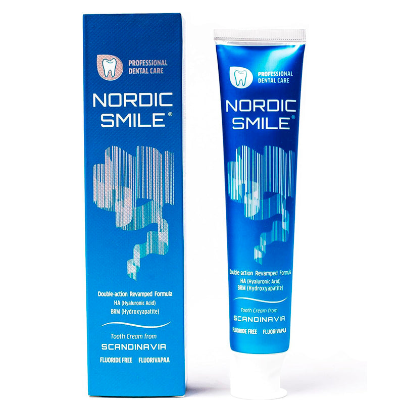 Dual Tube Toothpaste Nordic Smile Toothpaste - Dual Bio-rejuvenation formula (Best Before ...
