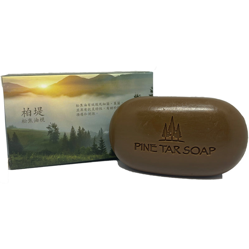PiTyS - Pine Tar Soap 105g - suitable for eczema, psoriasis, seborrhoeic dermatitis