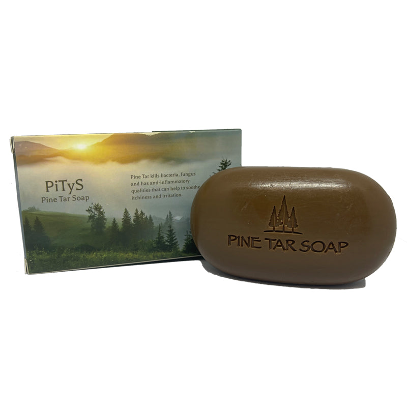 PiTyS - Pine Tar Soap 105g - suitable for eczema, psoriasis, seborrhoeic dermatitis