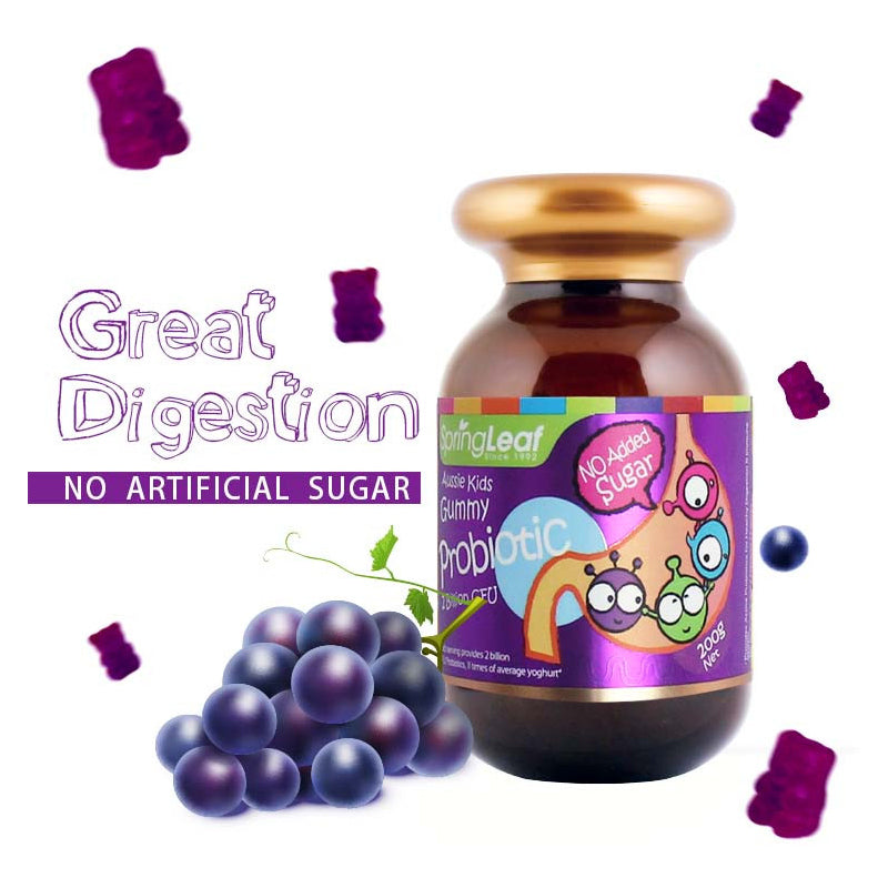 Spring Leaf - Kids Probiotic Aussie Gummy 2 Billion CFU 200g (Best Before: 7 Jun 2026)